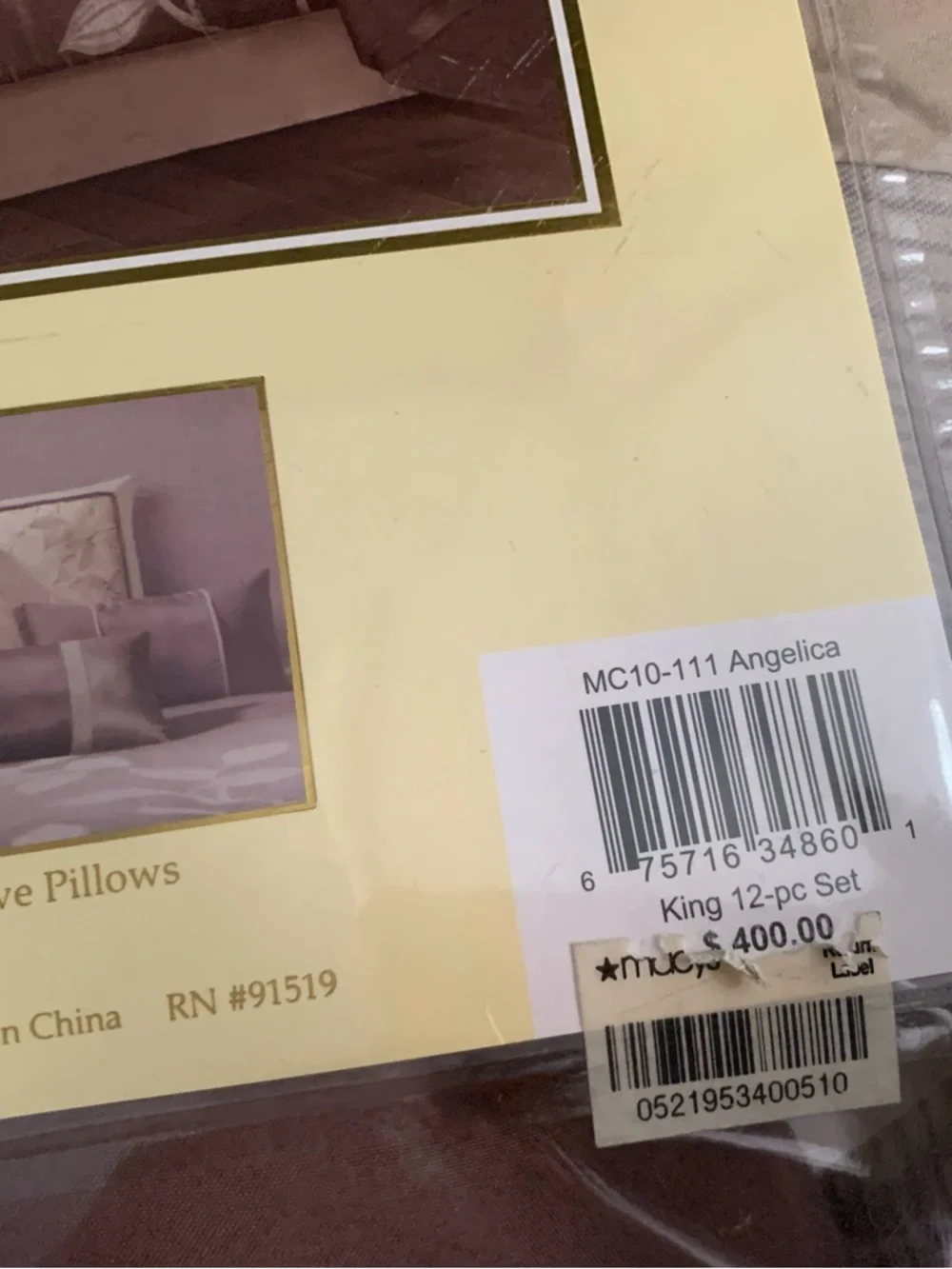 Angelica 12-Piece Embellished Bedding Ensemble comforter set